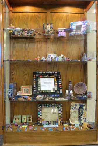 Display Case at the West Haven Library